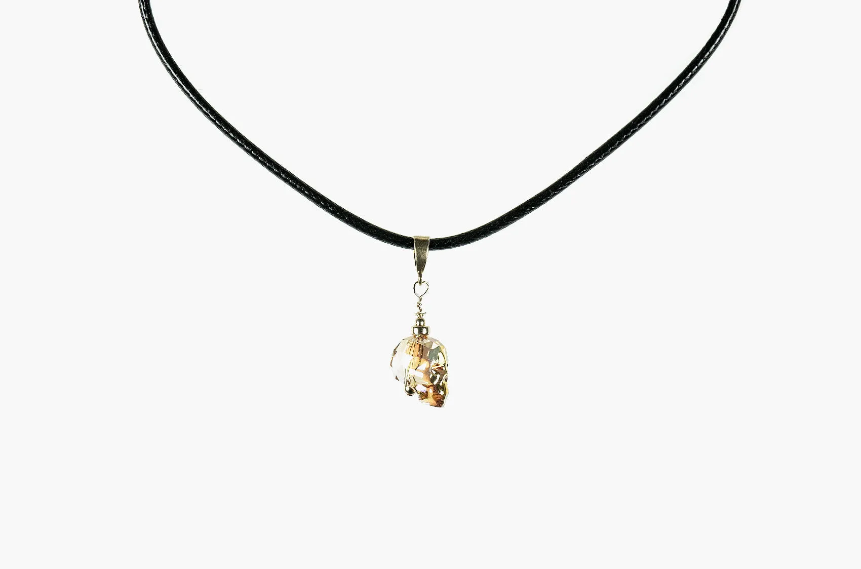 Lovely Bones Swarovski Baby Skull choker