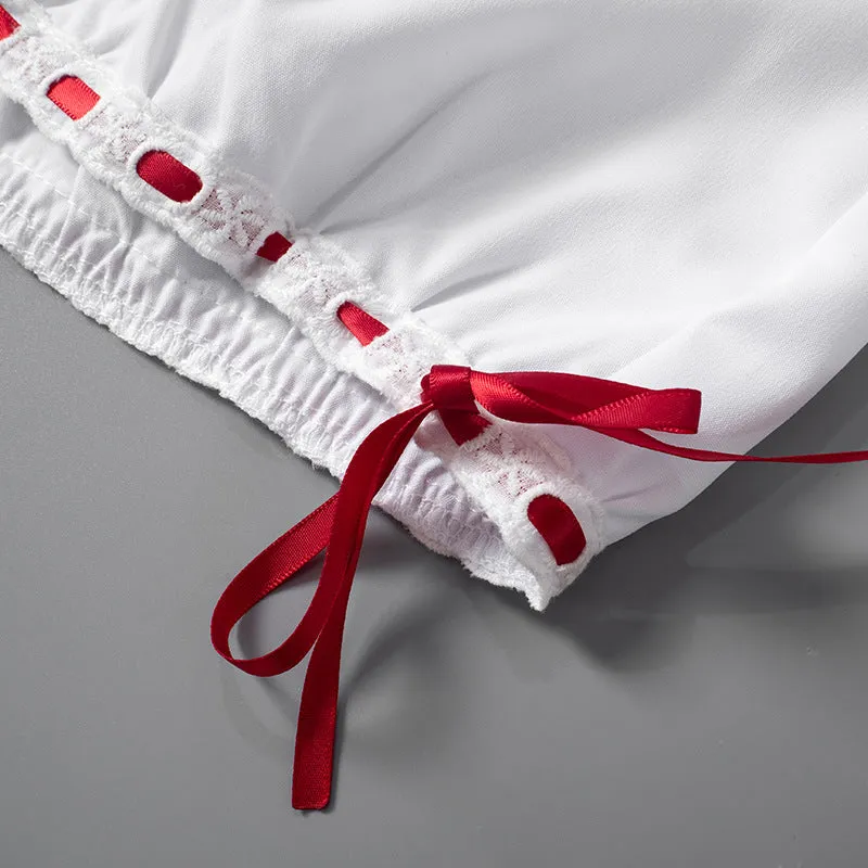 Low Waisted Shorts Women Clothing Summer Cute Bow Low Waisted Shorts