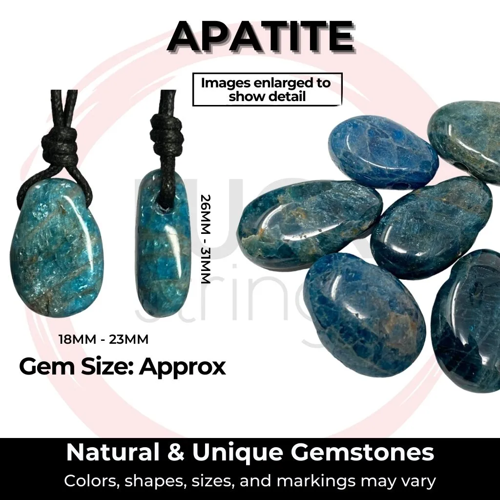 Luck Strings Apatite Pendant - Inspiring Clarity