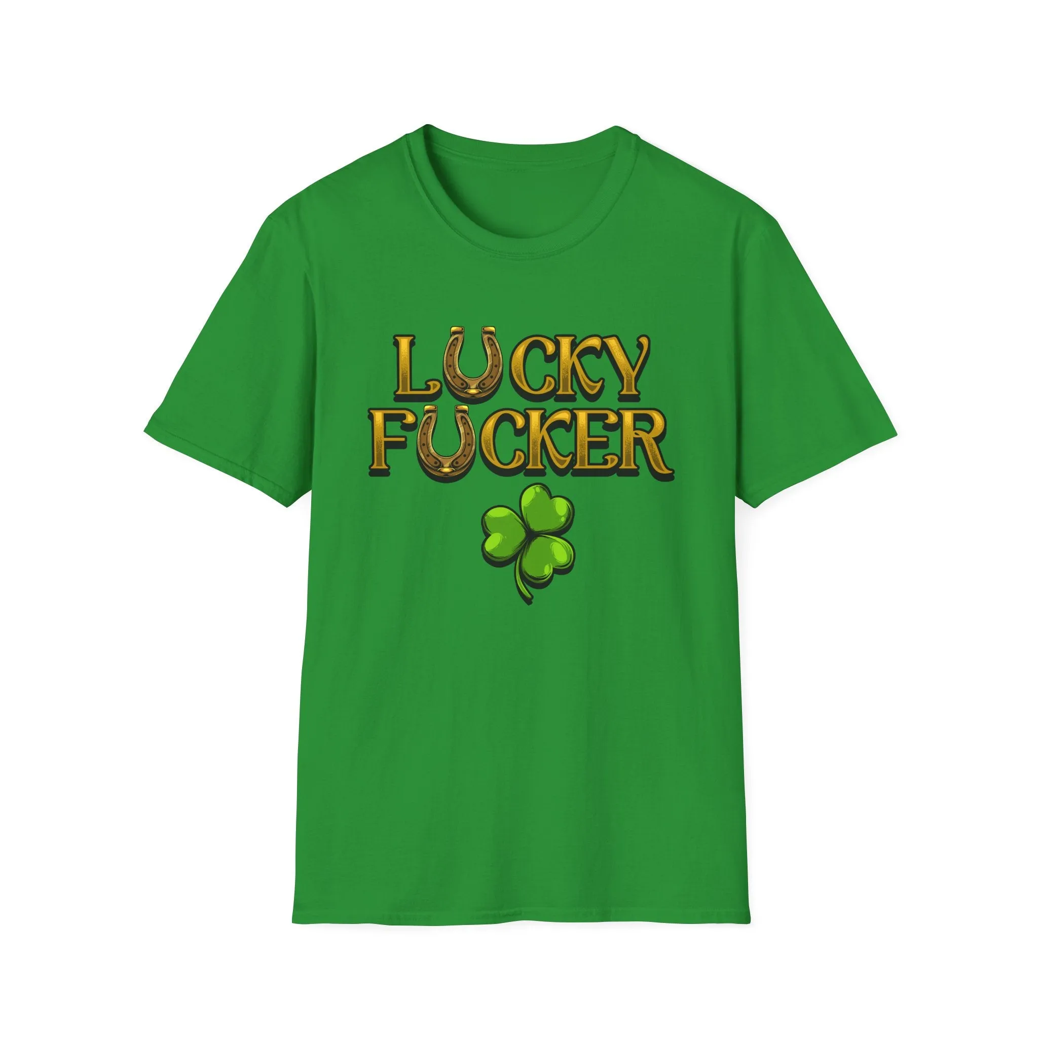 Lucky F: Irish Green St. Patrick’s Day Tee (Unisex)*