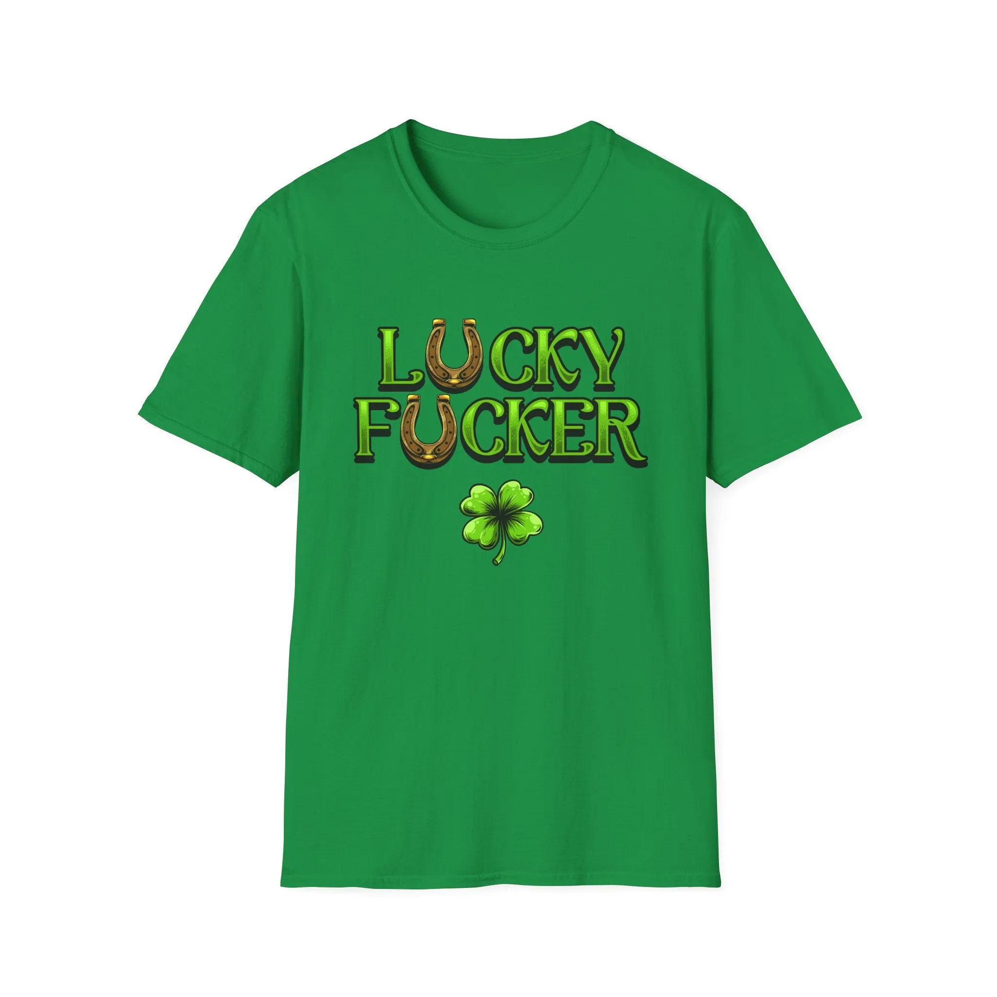 Lucky F*cker | Irish Green Deluxe Tee (unisex)