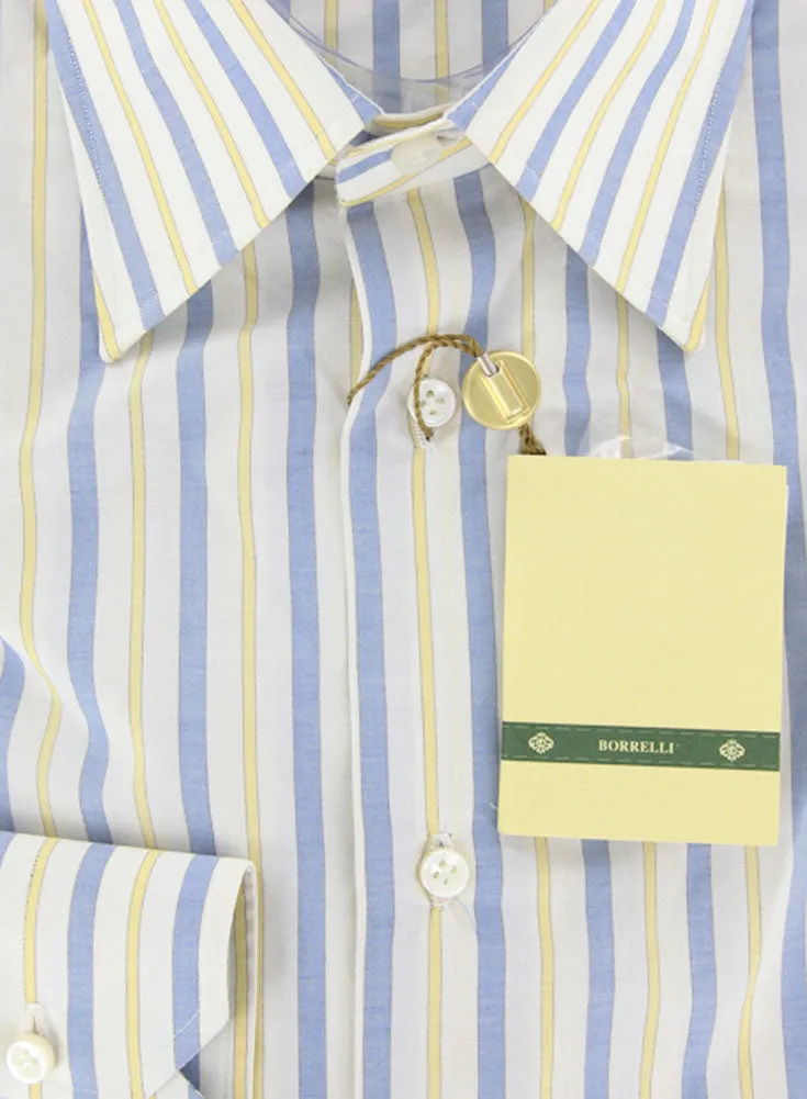 Luigi Borrelli Yellow Casual Shirt – Size: 15.75 US