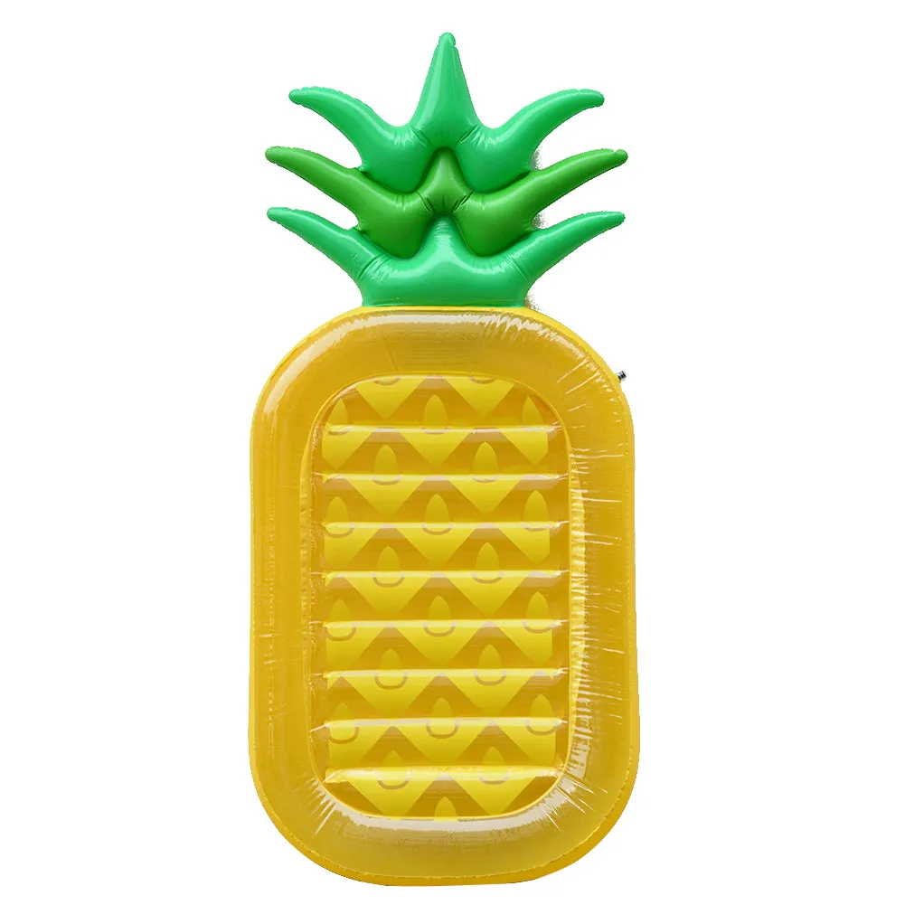 Lumiparty Inflatable Lake River Water Float Giant Tropical Pineapple Raft Lounge Water Chair for Swimming Pool