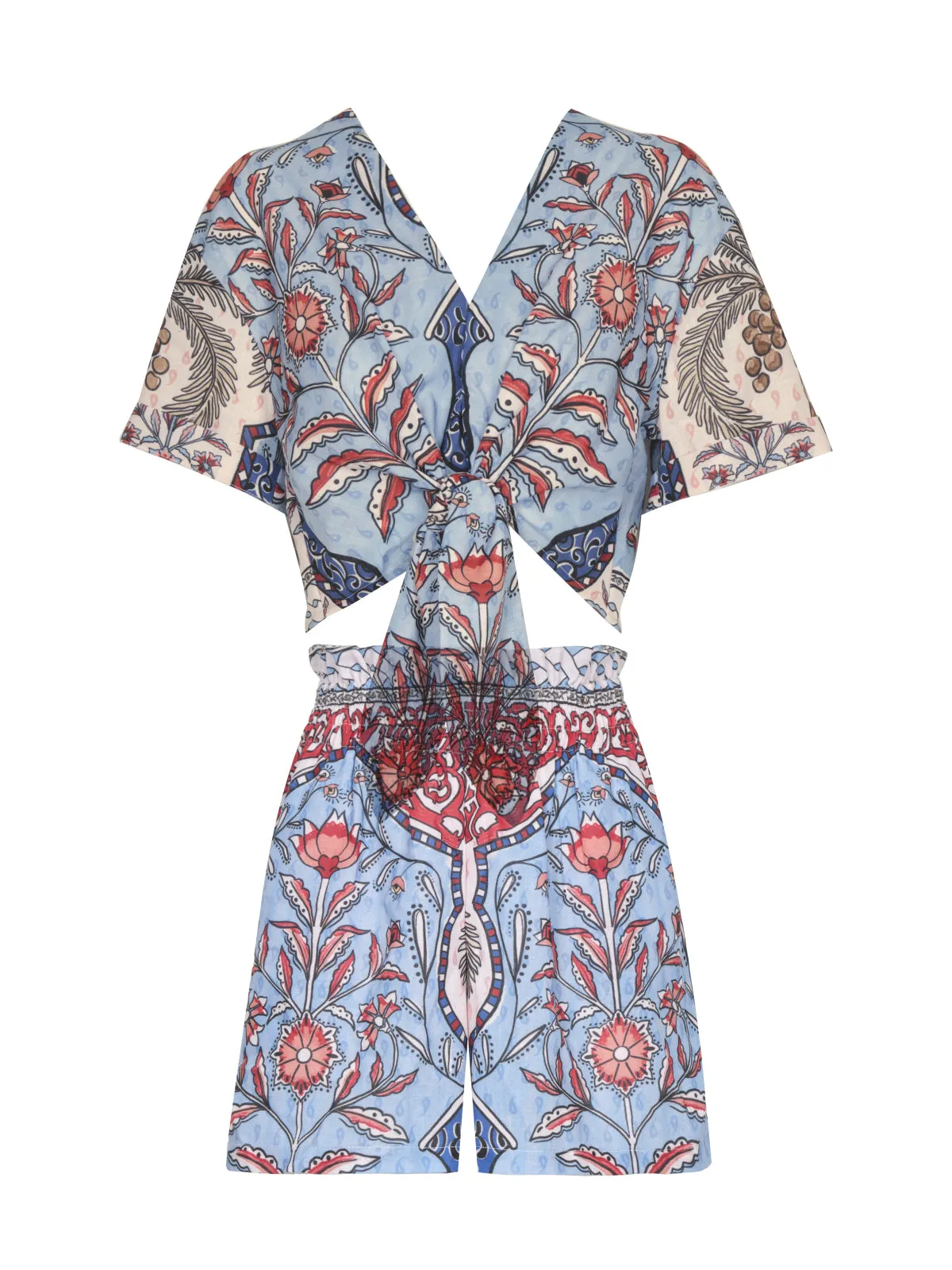 Luna Blouse-Polly Short ::RET