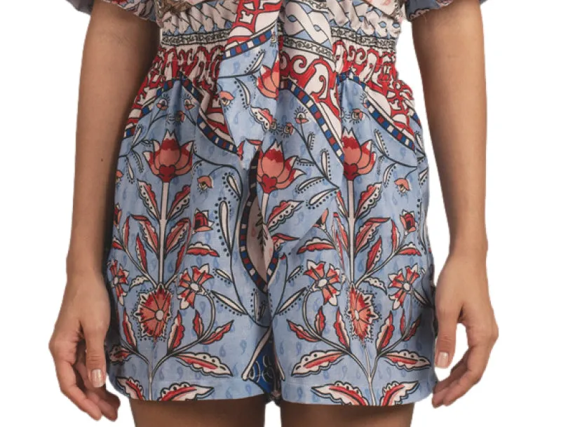 Luna Blouse-Polly Short ::RET