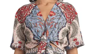 Luna Blouse-Polly Short ::RET