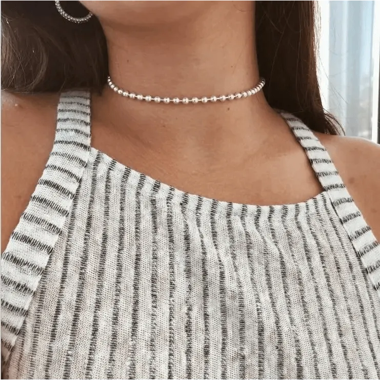 Luxury Fashion Style Simple Pearl Bead Chain Choker Necklace - Aesthetic Fashion Style Jewelry for women Fashion Jewelry Accessories