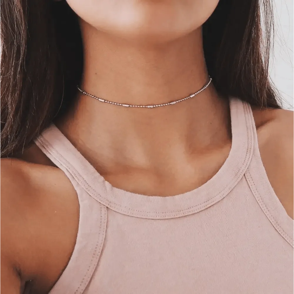 Luxury Fashion Style Simple Pearl Bead Chain Choker Necklace - Aesthetic Fashion Style Jewelry for women Fashion Jewelry Accessories