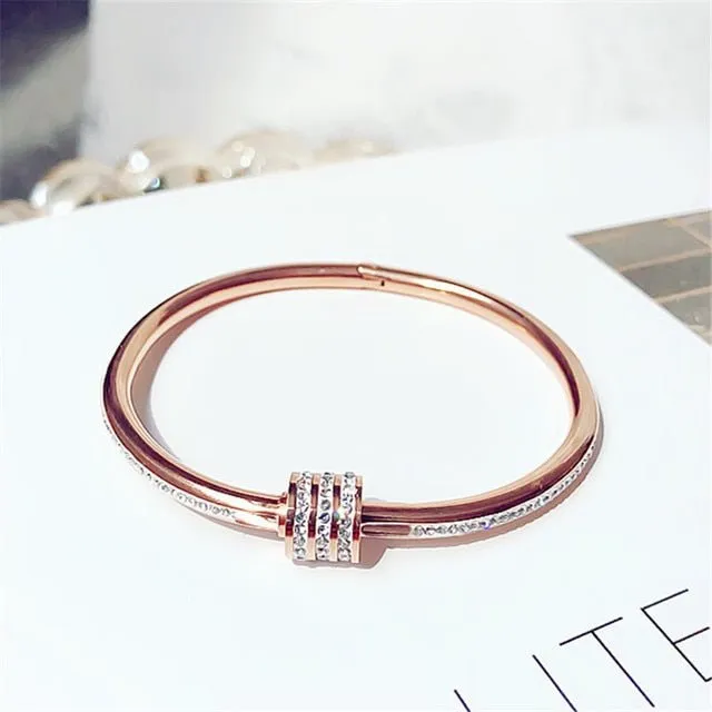 Luxury Resin Bangle Bracelet for Women Girls Wedding Jewellery