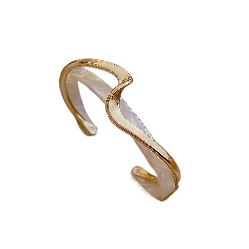 Luxury Resin Bangle Bracelet for Women Girls Wedding Jewellery