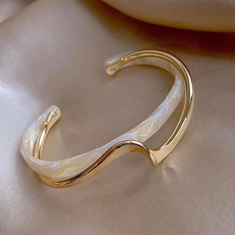 Luxury Resin Bangle Bracelet for Women Girls Wedding Jewellery