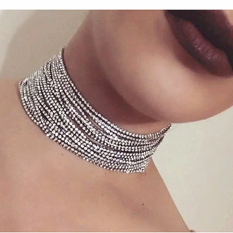 Luxury Rhinestone Crystal Choker