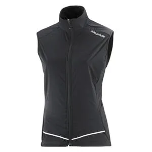 M. Salomon Light Shell Vest - Deep Black