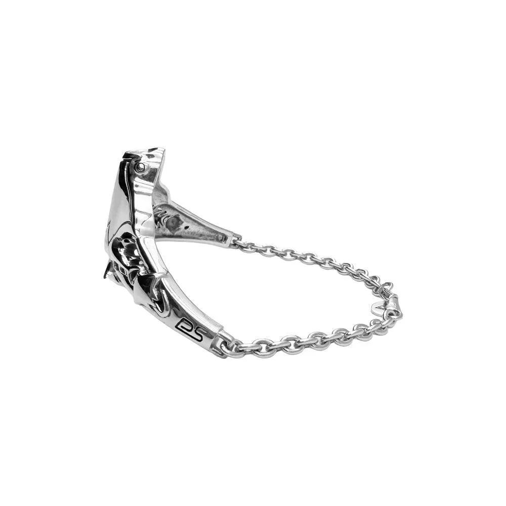 Manta Rays and Sharks Sterling Silver Chain Bracelet TBA309