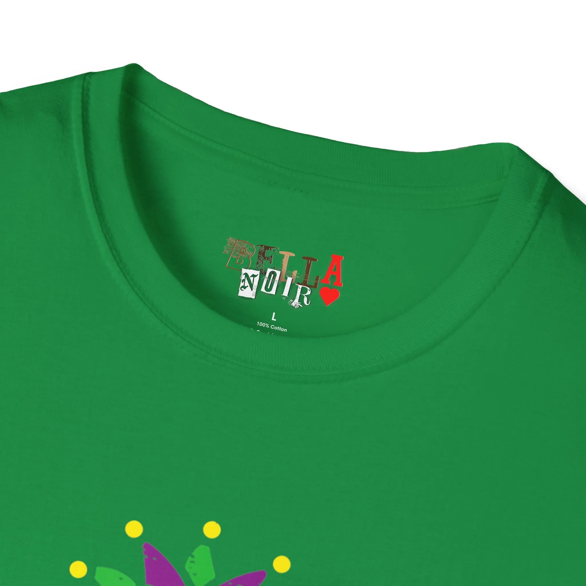 Mardi Gras Lips Unisex Softstyle T-Shirt