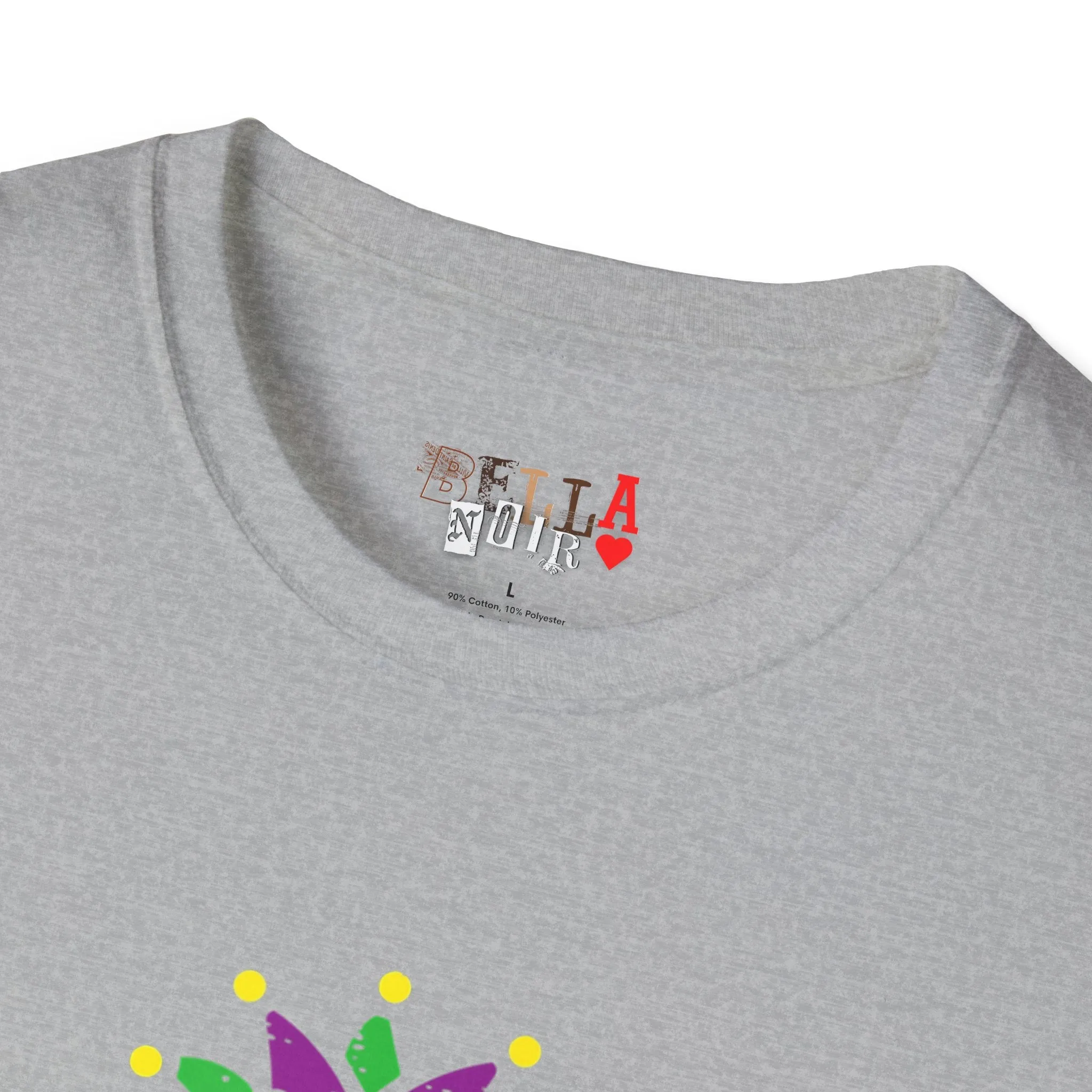 Mardi Gras Lips Unisex Softstyle T-Shirt