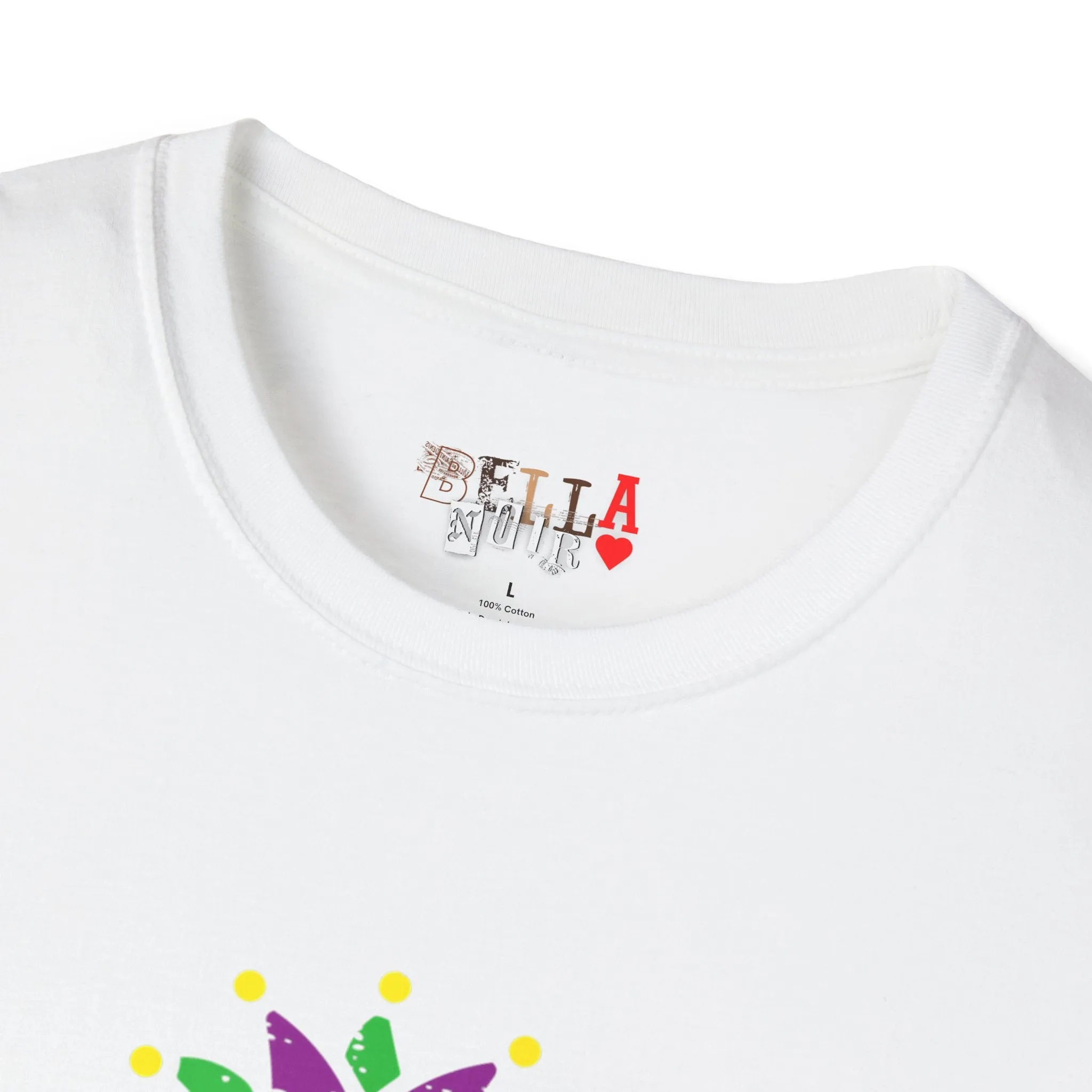 Mardi Gras Lips Unisex Softstyle T-Shirt
