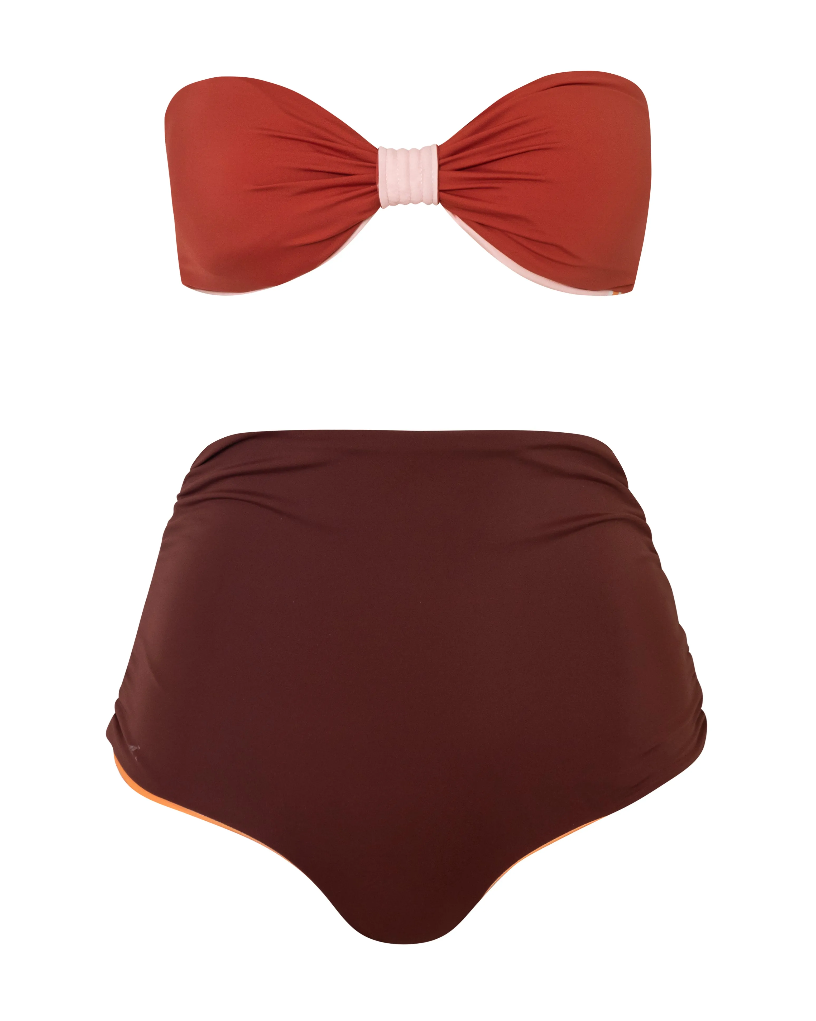 Maria Bikini Top Rosa Guava Terracota