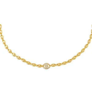 Mariner Link CZ Necklace