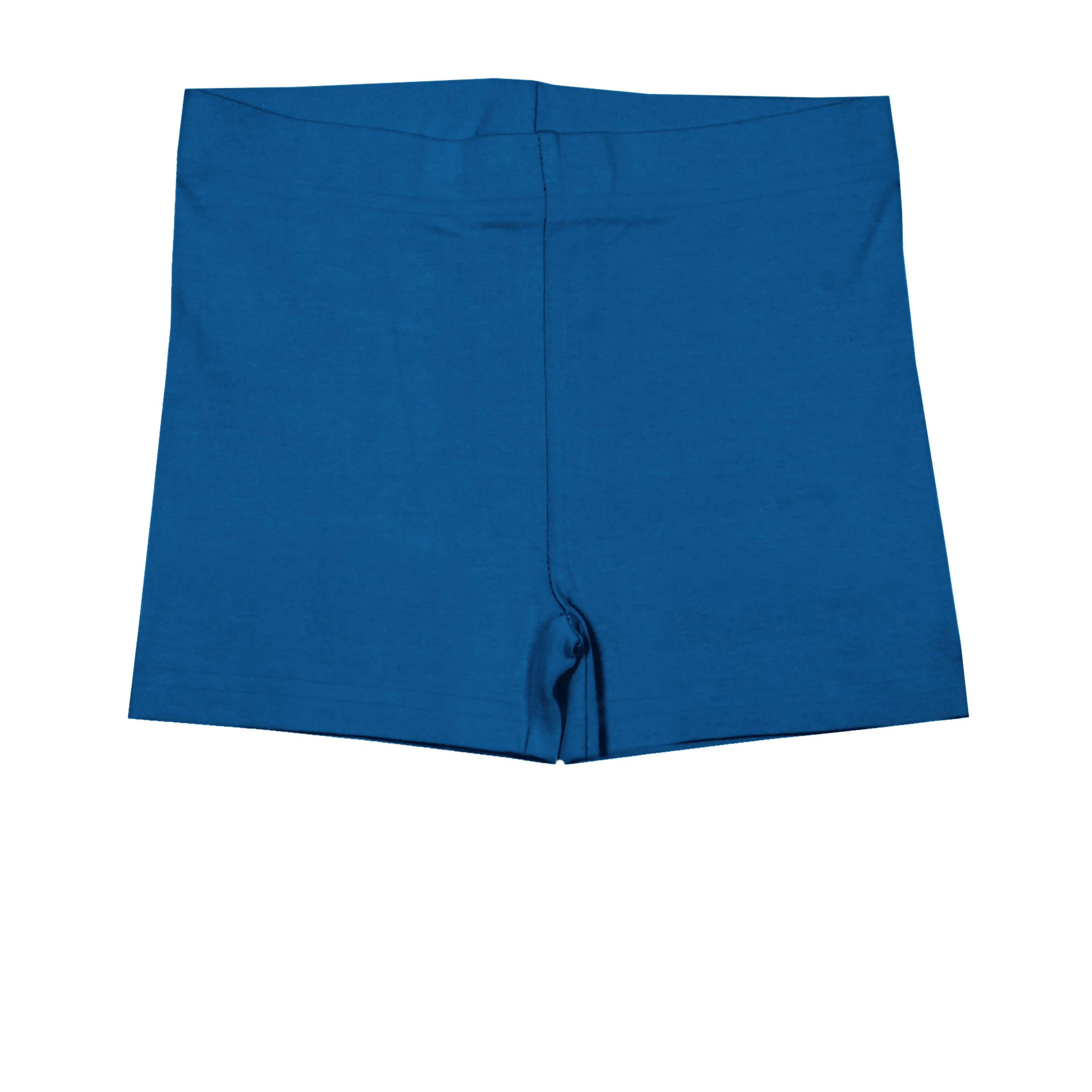 Maxomorra Micro Shorts Solid Blue-Solid Blue Hot Pants