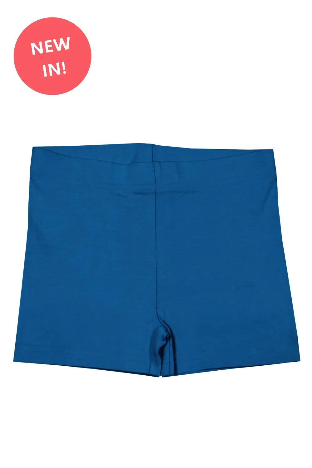 Maxomorra Micro Shorts Solid Blue-Solid Blue Hot Pants