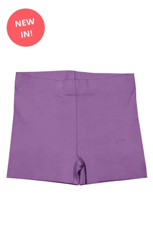 Maxomorra Micro Shorts Solid Purple-Solid Purple Hot Pants