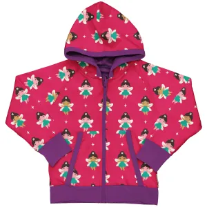 Maxomorra Organic Children's Hoody Cardigan - Fairy
