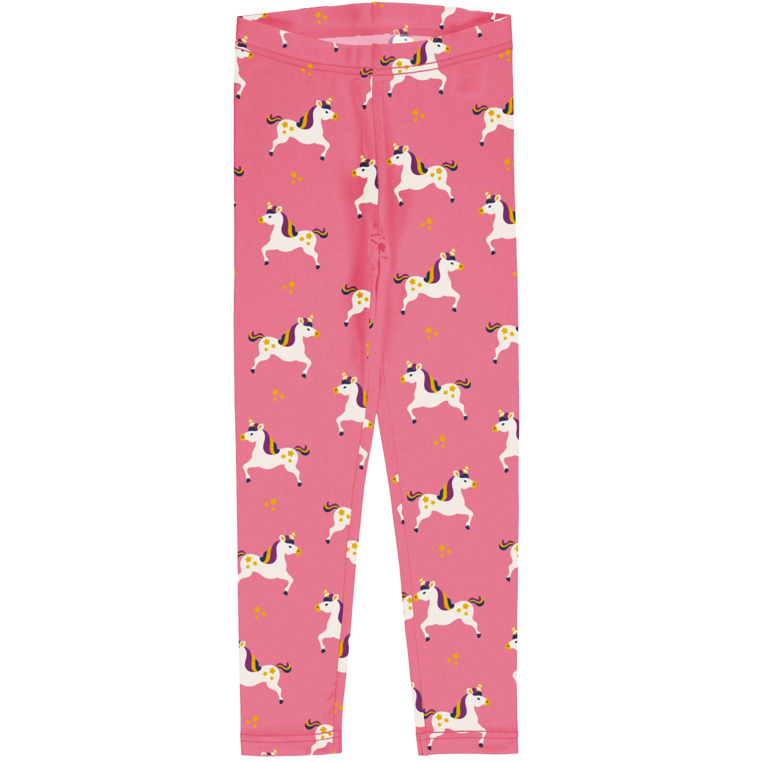 Maxomorra Organic Children's Leggings-Unicorn Leggings