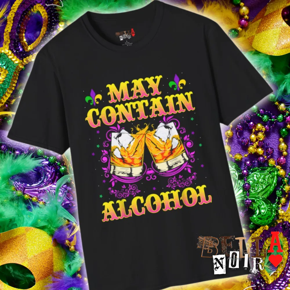 May Contain Alcohol Unisex Softstyle T-Shirt