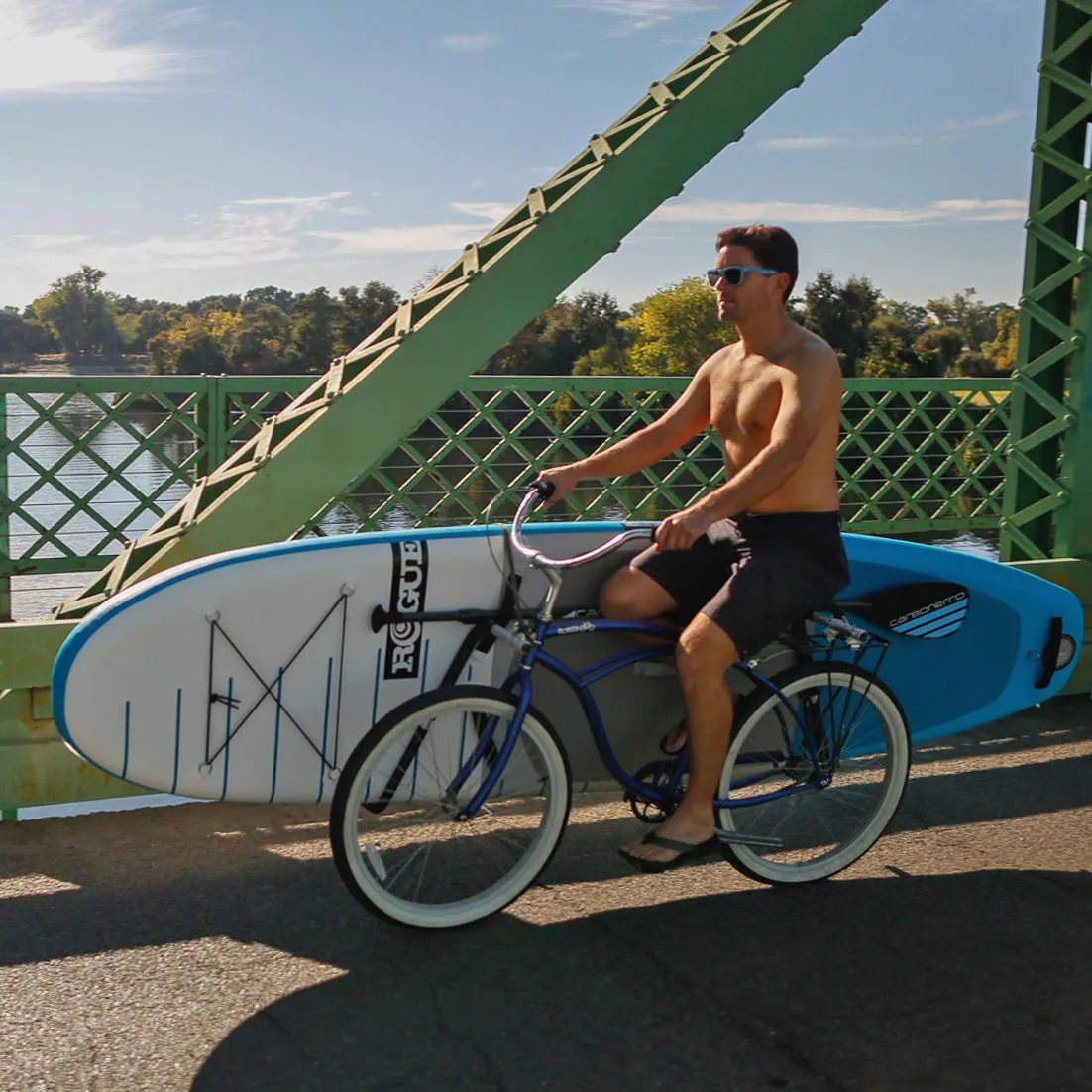 MBB Longboard Rack with SUP Lower Bar Set