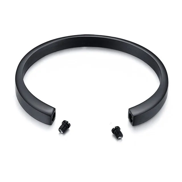 Memorial Urn Cuff Bracelet