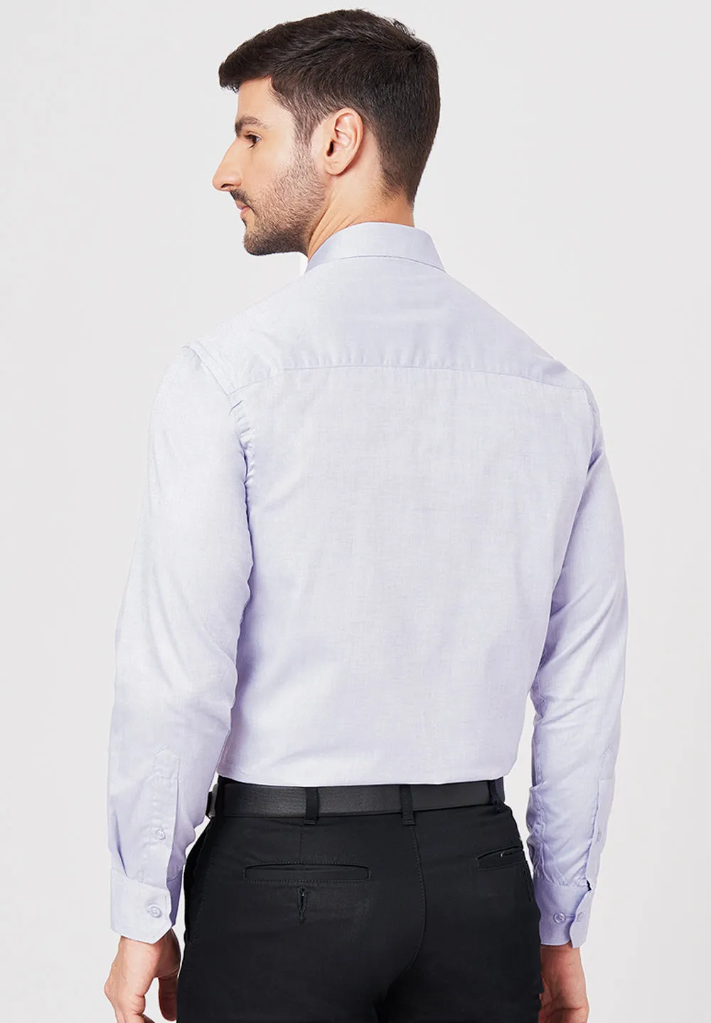 Men Blue Regular Fit Formal Shirt