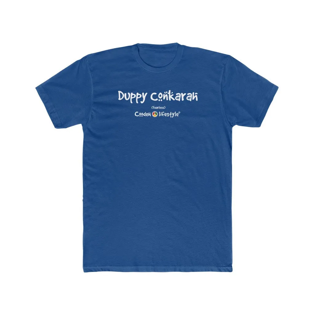 Men's Cotton Crew Tee (YuhDunKnow-BLU)