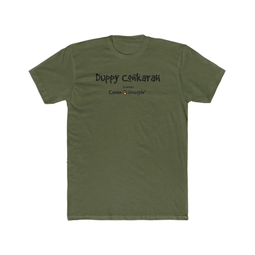 Men's Cotton Crew Tee (YuhDunKnow-BLU)