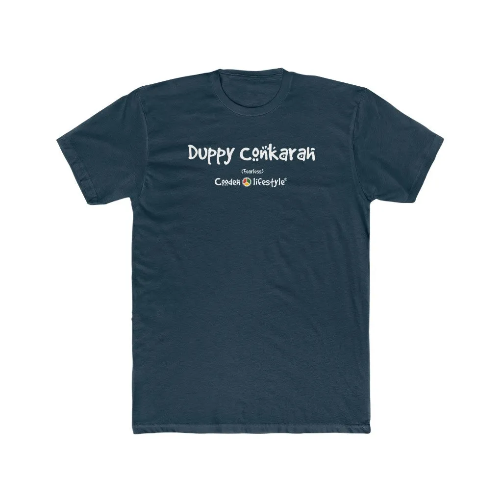 Men's Cotton Crew Tee (YuhDunKnow-BLU)