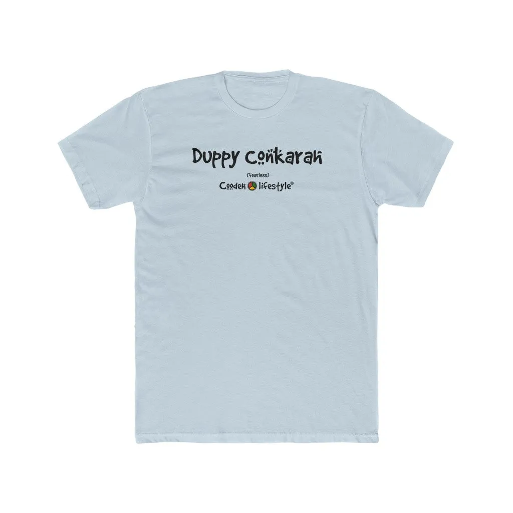 Men's Cotton Crew Tee (YuhDunKnow-BLU)
