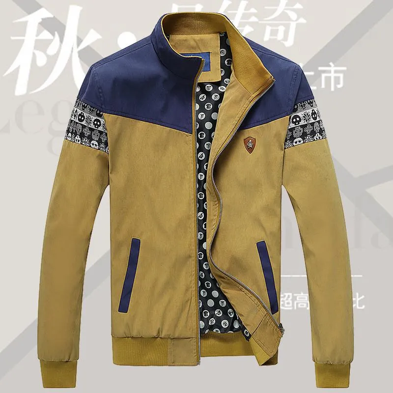 Men's Fall Casual Fashion Zip Jacket