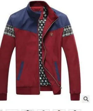 Men's Fall Casual Fashion Zip Jacket