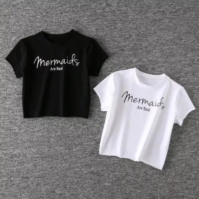 'Mermaids Are Real' Crop T-Shirt