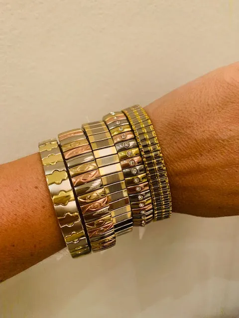 Metal stretch bracelet