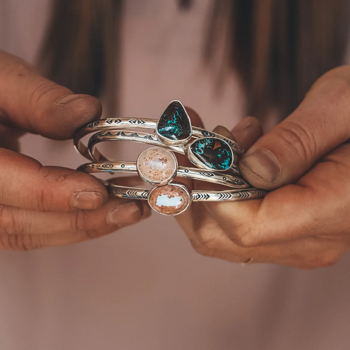 Mexican Opal Cuff #2