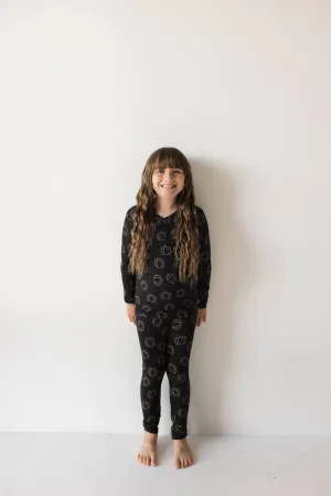 Midnight Pumpkin Bamboo Two Piece Pajamas