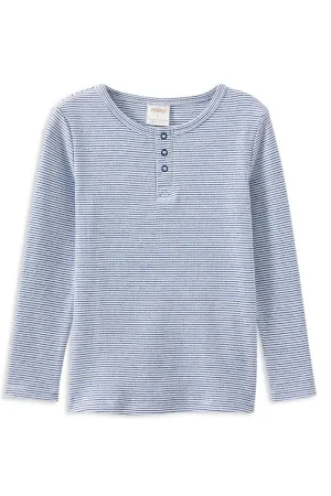 Milky - Blue Stripe Henley -