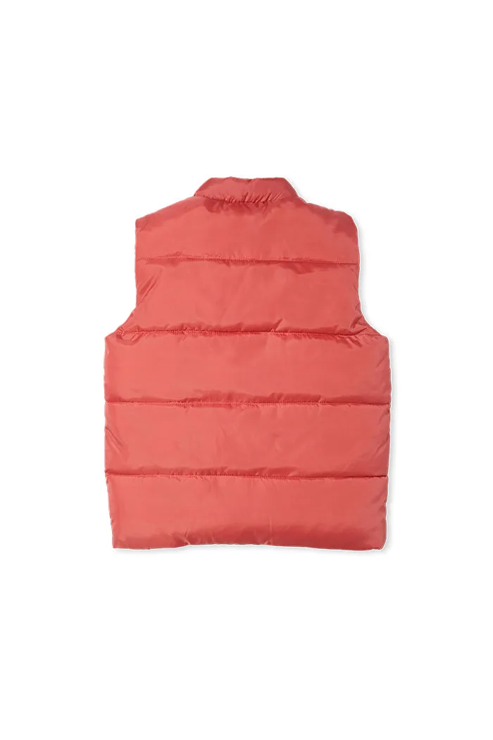 Milky | Reversible Puffer Vest | Pink and Navy | Sizes 8-12