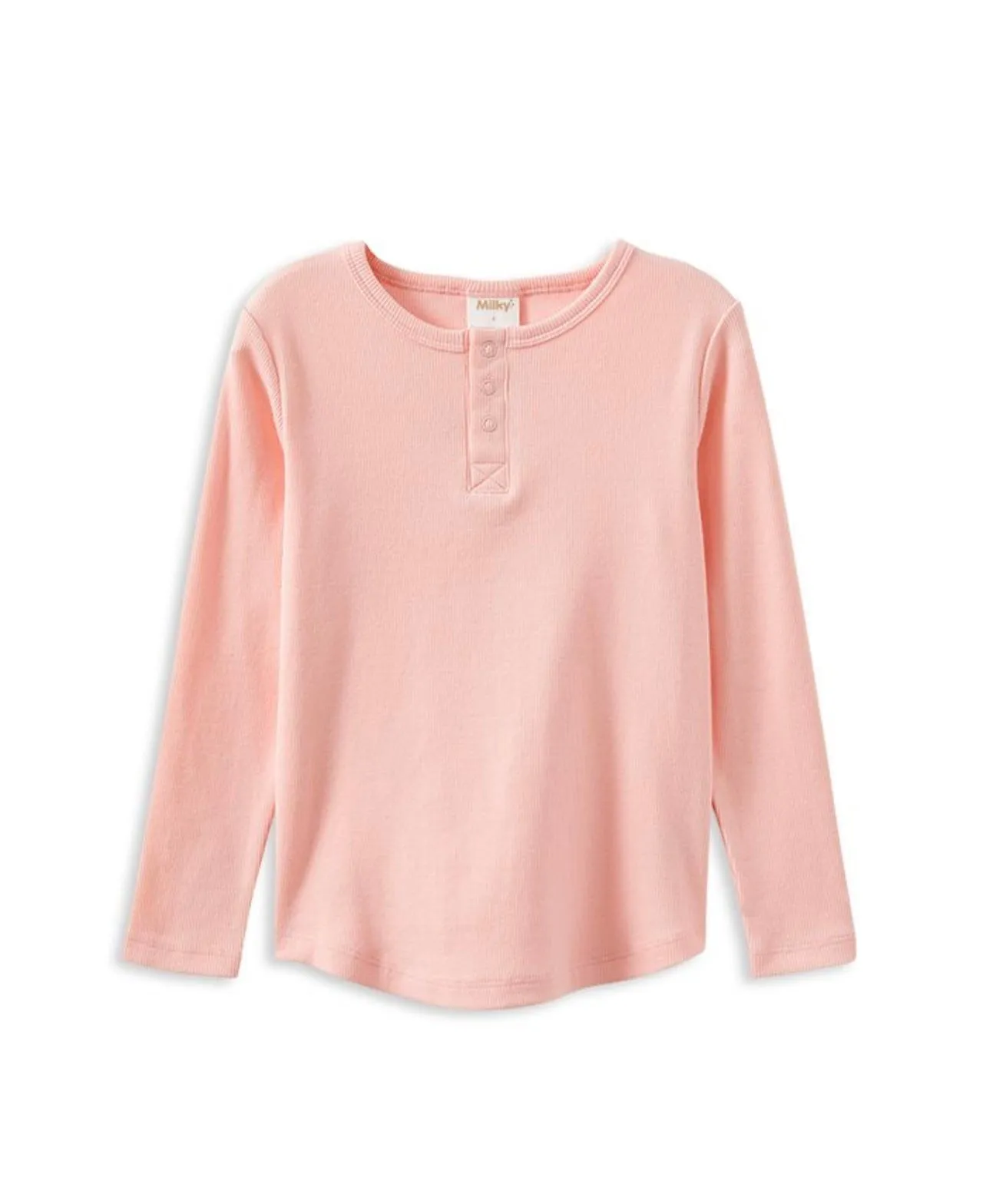 Milky - Whisper Rose Henley - Rose