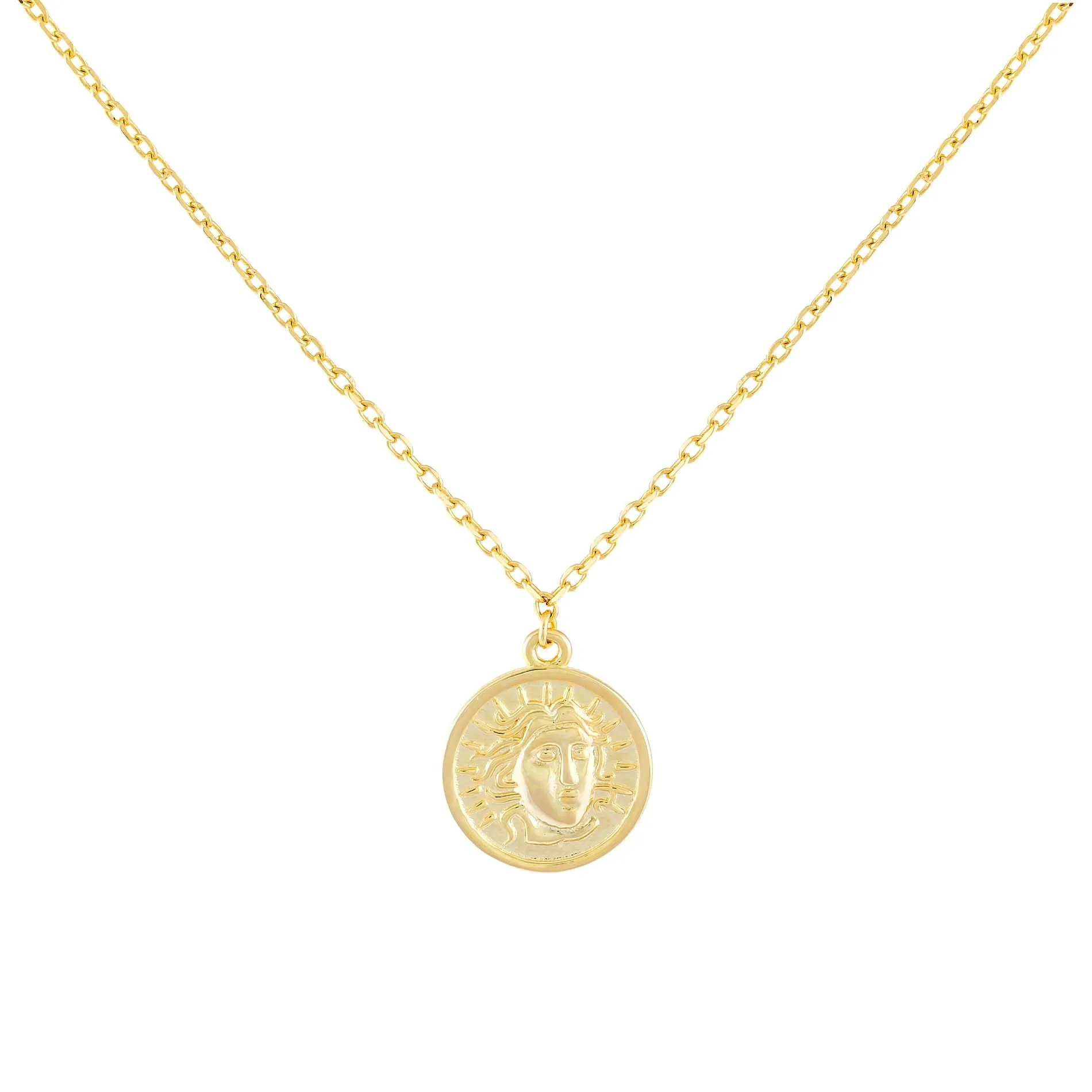 Mini Greek Coin Necklace