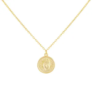 Mini Greek Coin Necklace