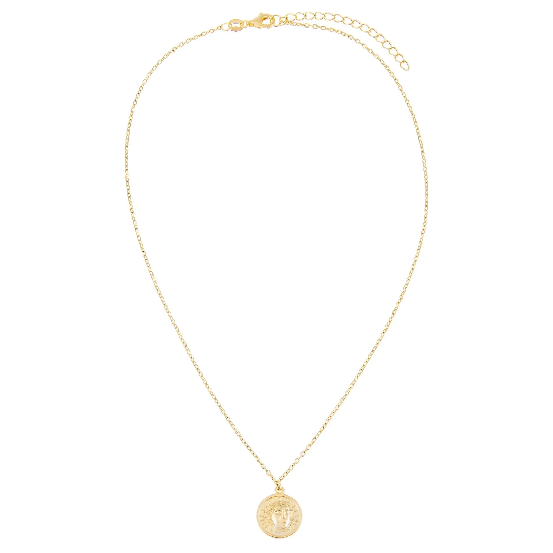 Mini Greek Coin Necklace