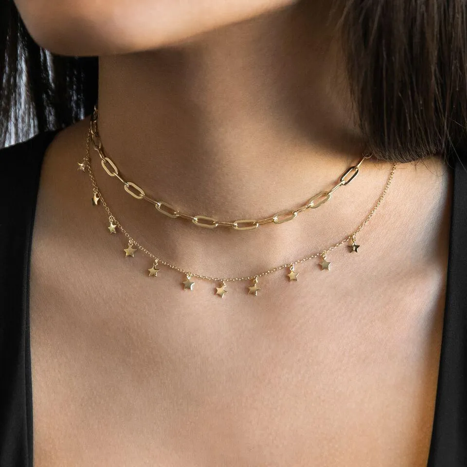 Mini Hanging Stars Choker