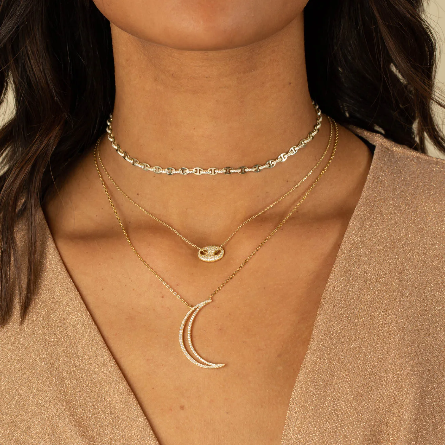 Mini Mariner Pavé Choker